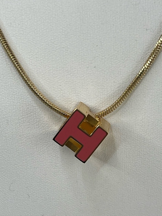 Hermes Jewelry - Hermès Mini Pop H pendant with unbranded chain